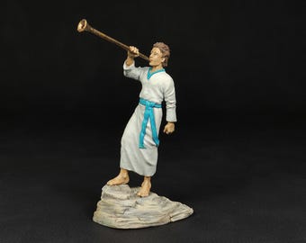 Collectible painted TIN miniature Angel Moroni from the series «Book of Mormon Figures» | Scale 1:32 (54mm)