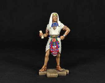 Collectible painted TIN miniature Joseph the second man after Pharaoh from the series «Figures from the Holy Scriptures» | Scale 1:32 (54mm)