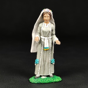 Collectible painted TIN miniature Bride in ancient Israel from the series «Figures from the Holy Scriptures» | Scale 1:32 (54mm)