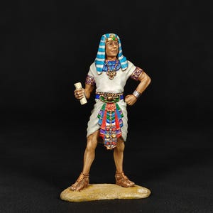 Collectible painted TIN miniature Joseph meets his brothers from the series «Figures from the Holy Scriptures» | Scale 1:32 (54mm)