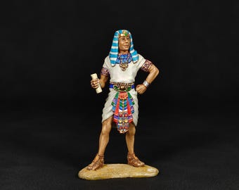 Collectible painted TIN miniature Joseph meets his brothers from the series «Figures from the Holy Scriptures» | Scale 1:32 (54mm)