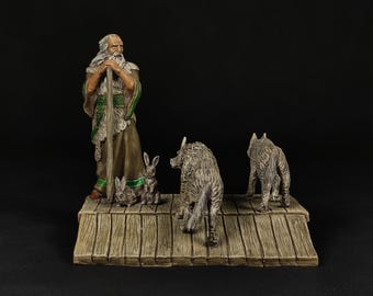 Collectible painted TIN miniature Noah on the Ark from the series «Figures from the Holy Scriptures» |Scale 1:32 (54mm)