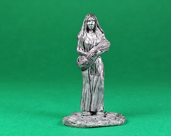 Figur Ruth im Erntefeld - Sammlerstück Zinnminiatur (54 mm)
