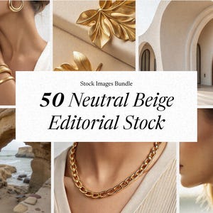 Neutral Aesthetic Stock Photos | Minimalist Faceless Lifestyle & Interior Images | Beige Instagram Content | PLR + MRR