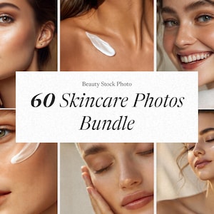 Skincare Stock Photos | Aesthetic Beauty Images | Esthetician & Dermatologist AI Collection | Realistic AI Stock Bundle