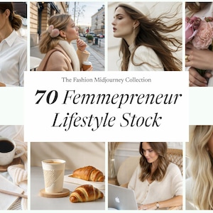 Neutral Girl Boss Aesthetic Stock Photos | Beige Faceless Lifestyle Images | MRR + PLR | Instagram Reels Covers & Branding