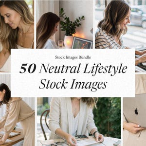 Neutral Lifestyle Stock Images: 50+ Faceless Business Photos (MRR)
