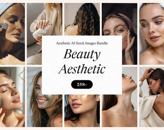 Fotos de belleza: Modelos femeninas diversas, cuidado de la piel (paquete digital)