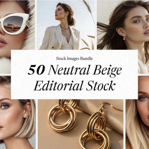 Neutral Aesthetic Stock Photos | Minimalist Faceless Lifestyle & Interior Images | Beige Instagram Content | PLR + MRR