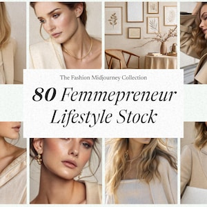Neutral Girl Boss Aesthetic Stock Photos | Beige Faceless Lifestyle Images | MRR + PLR | Instagram Reels Covers & Branding