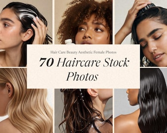 Haircare Stock Photos | Beauty Brand Marketing, 70+ Images (MRR + PLR)