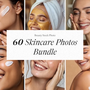 Skincare Stock Photos | Aesthetic Beauty Images | Esthetician & Dermatologist AI Collection | Realistic AI Stock Bundle