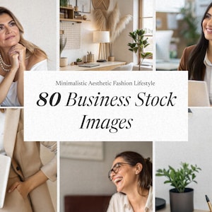 Business Stock Images | Girl Boss Instagram Photos | Neutral Aesthetic Lifestyle Content | MRR | JPG Digital Download