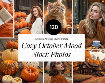 Cozy Autumn Stock Photos: October Lifestyle Images (Digital Download)