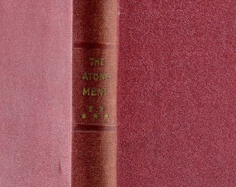 1920 "At-one-ment" Studies in the Scriptures Series V, Pocket Edition, 526,000 Ed, with Berean Questions, Very Scarce & Uncommon, Watchtower