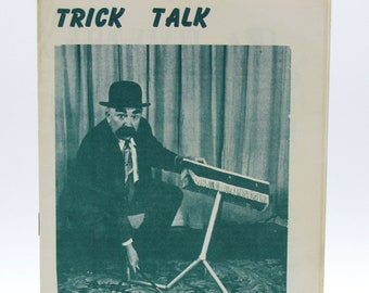 Dr. Clutterhouse "Trick Talk" 1967, First Edition, Magic & Comedy Catalog of Tricks, Upcoming Events, Biograpghy of Dr. Clutterhouse, UNIQUE