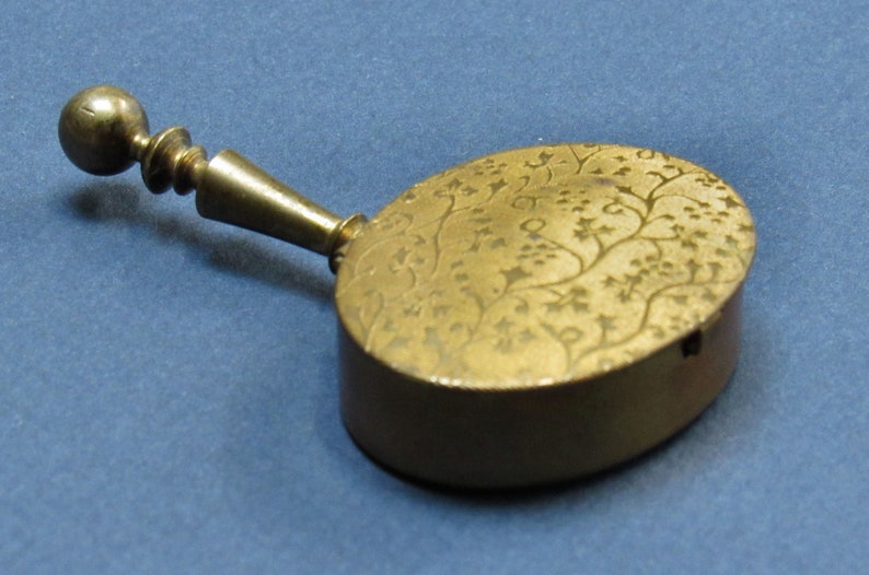 Antique Brass Silent Butler Personal Ashtray Etsy