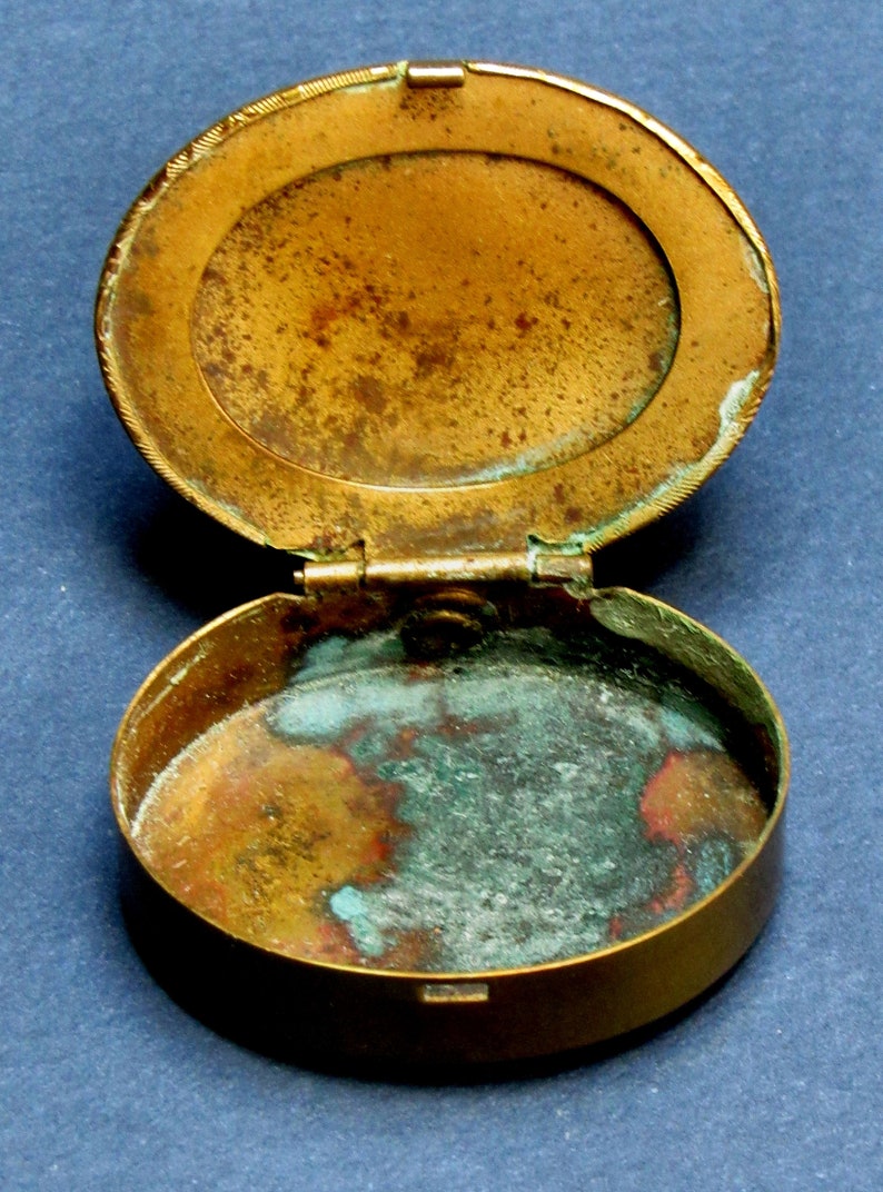 Antique Brass Silent Butler Personal Ashtray Etsy