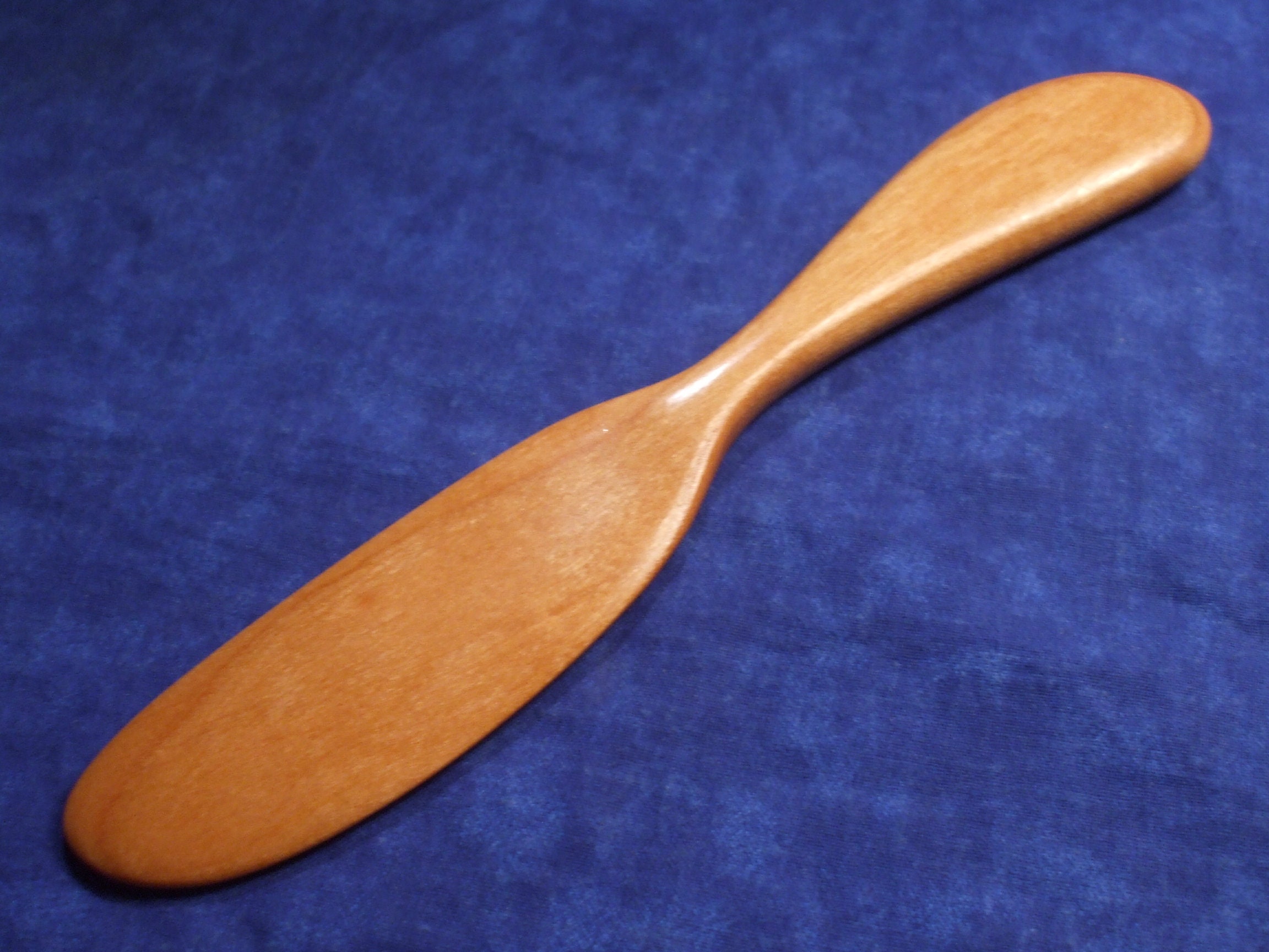 Butter Knife Hand carved from cherry wood Etsy