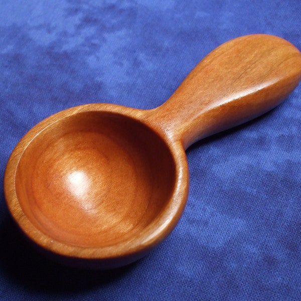 Coffee Scoop Hand carved in cherry wood