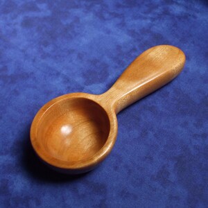 2 Tablespoon  - Measuring spoon - coffee scoop - Hand carved from cherry wood