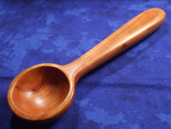 Tablespoon Measuring spoon Coffee scoop 1 Tbs Hand carved in black walnut wood