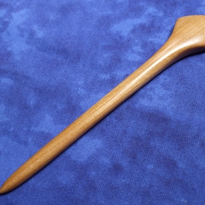 Hand carved diamond top cherry hair stick shawl pin  ( 4.75 inch ) special price