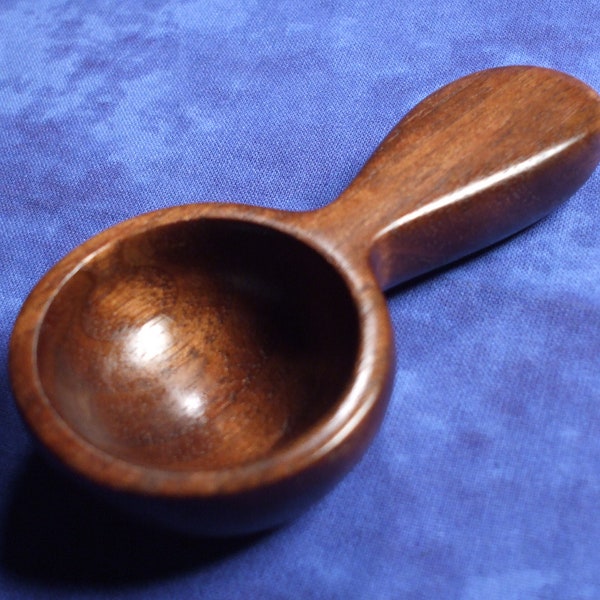 Coffee Scoop Hand carved in black walnut wood