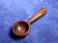 Coffee scoop - 5 inch - Tablespoon - Measuring spoon - Hand carved in rich black walnut wood (   1 Tbs )