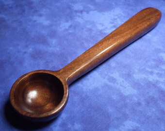 Coffee scoop - Tablespoon -extra long- Measuring spoon - Hand carved from black walnut wood ( 8 inch 1 tablespoon)