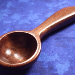 Tablespoon Measuring spoon Coffee scoop 1 Tbs Hand carved in black walnut wood