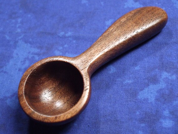 2 Tablespoon Measuring Spoon Coffee Scoop Hand Carved From Black