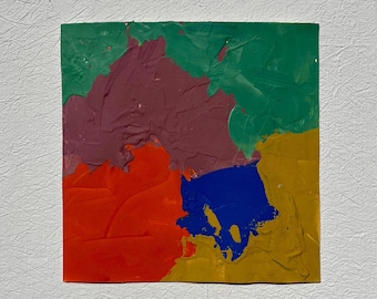 Original 8" x 8" Abstract Art
