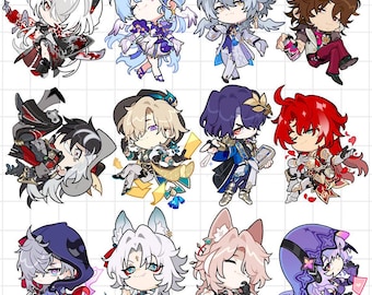 Star Rail standing character charms