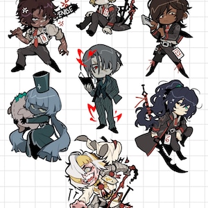 PRE-ORDER Limbus Company double-sided Character charms image 4