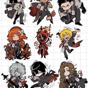 PRE-ORDER Limbus Company double-sided Character charms image 5