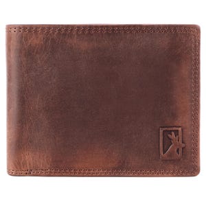 Cartera de piel con protección RFID | Cartera con ranuras para tarjetas protegidas | Fabricado en piel de alta calidad, con compartimento para monedas y protección para tarjetas de crédito.