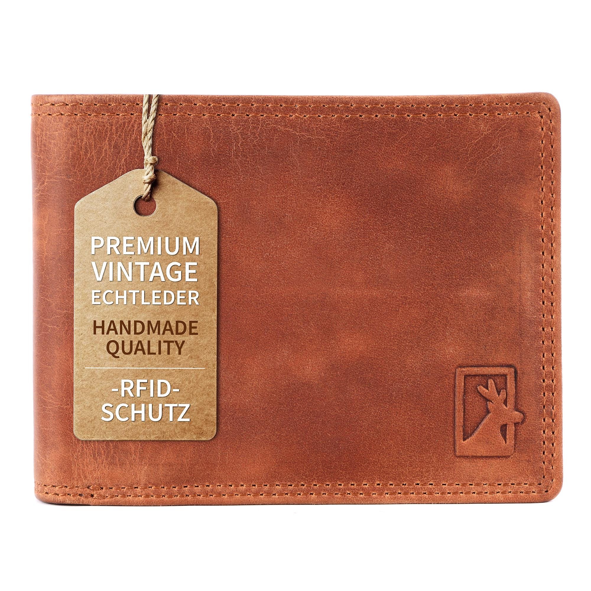 Leather Wallet With RFID Protection Wallet With Protected Card