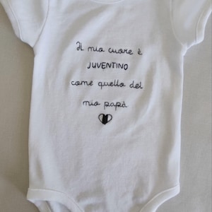 Baby and adult clothing to be personalized with hand embroidery