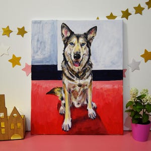 Custom Pet Portrait Oil Painting from Photo, Custom Hand Painted Canvas, Original Oil Painting, Personalized Pet Portraits, Memorial Gift