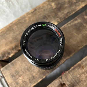 TOYO OPTICS MC Auto Macro Zoom 75-200mm Vintage Camera Lens for Minolta Cameras