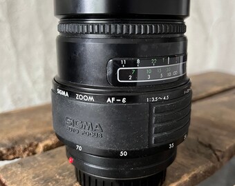 SIGMA ZOOM AF-E Vintage 28-70mm Camera Lens For Minolta Cameras