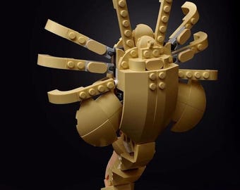 New Fixed version for missing Bricks build of the Alien-Facehugger -Fan Build-