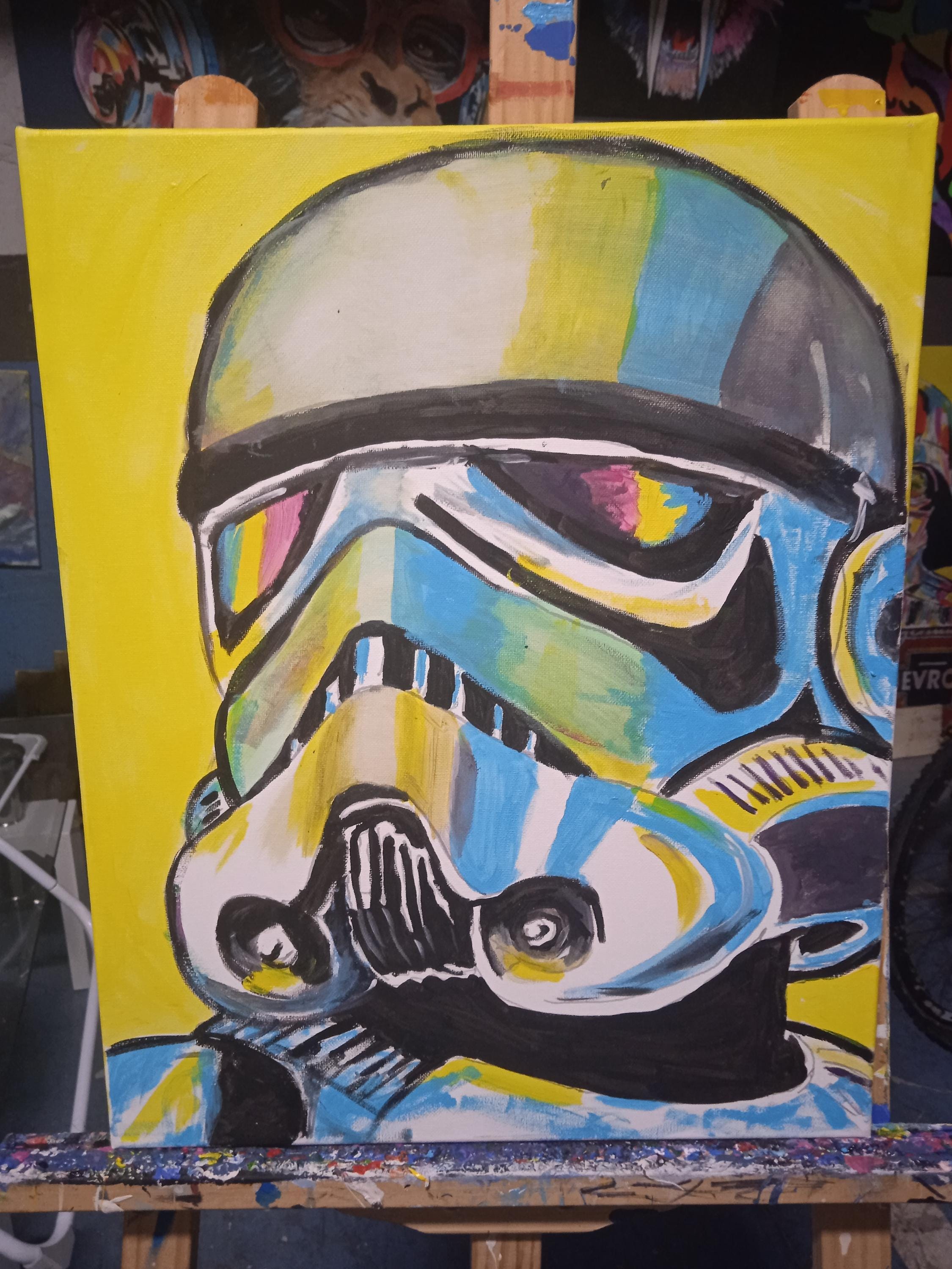 stormtrooper painting original artwork