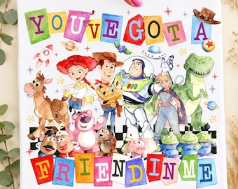 You've Got A Friend In Me Png, Cartoon Movie Friends Png, Cowboy Toddler Png, Cartoon Friends Png, Toy Characters Png, Cartoon Toy Friends