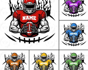 Anpassad fotbollsspelare png-paket png, anpassad fotbollssäsong png, fotbollsmatchdag png, fotbollsmamma png, touchdownsäsong png