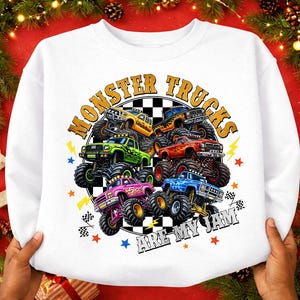Monster Trucks Are My Jam png, monstertruck png, kindermonstertruck png, shirtontwerp jongen auto's, wielen vrachtwagen png, digitaal bestand afbeelding 5