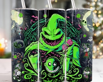 Kubek termiczny Halloween Nightmare 20 uncji, Kubek termiczny Horror Characters 20 uncji PNG, Papier do pakowania Halloween 20 uncji, Prosty i zwężany papier do pakowania 20 uncji