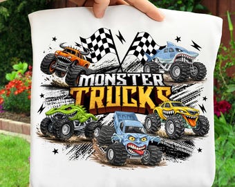 Monster Trucks Are My Jam Png, Monster Truck Png, Kids Monster Truck Png, Boy Cars Shirt Design, Wheels Truck Png, Digital File