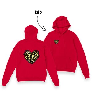 Take a Moment Hoodie – Heart Design with Mindful Message Self-Love – Positive Affirmation